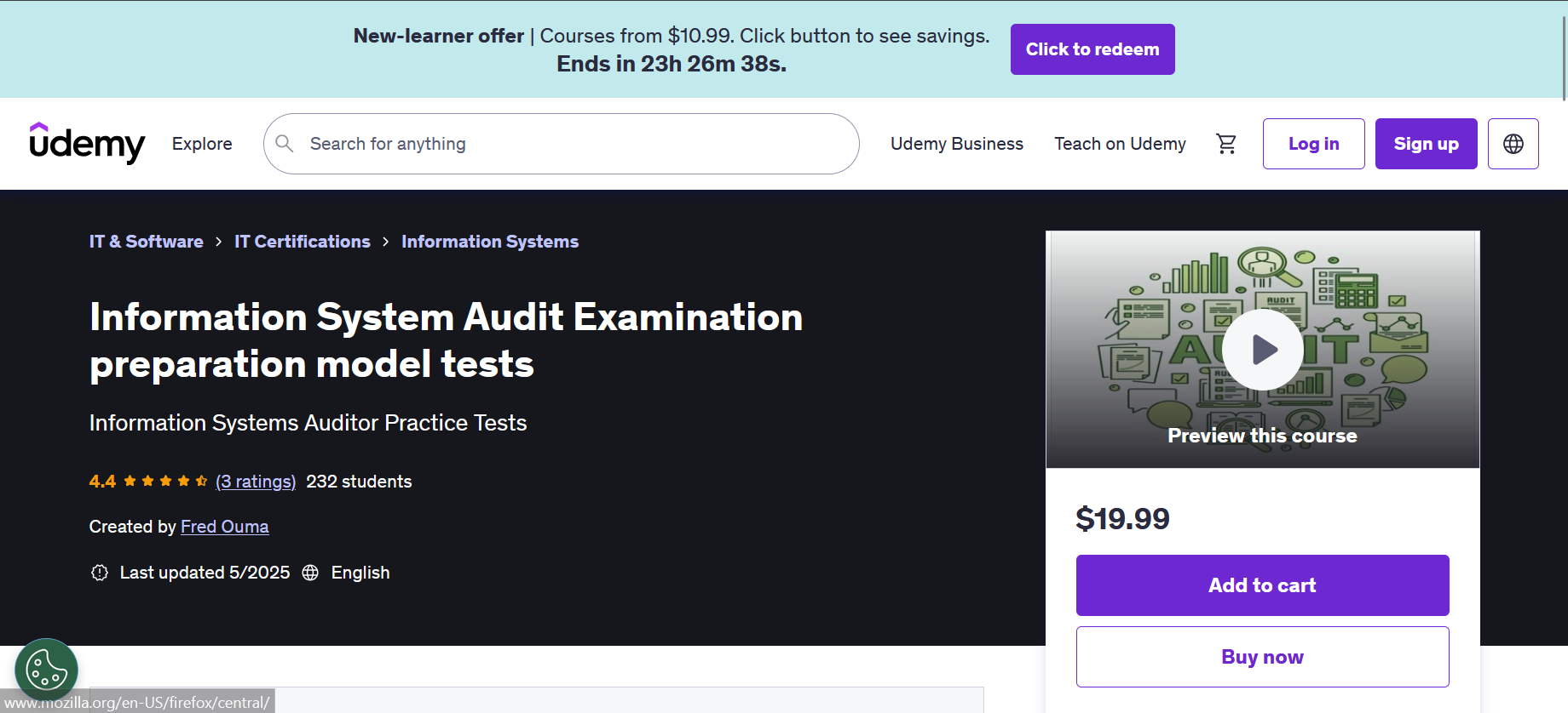 Udemy CISA Course